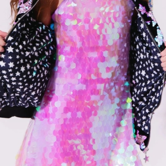 Starry Night Bomber Jacket - Picture 2 of 15